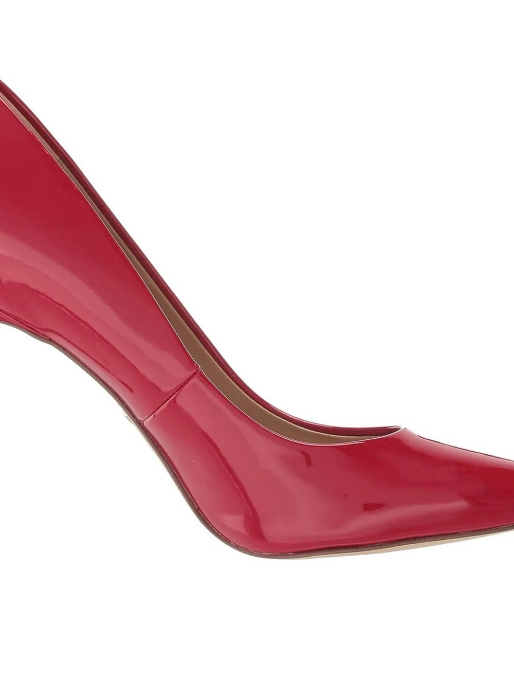Sam Edelman Hazel Women's Ruby Red Pointed-Toe Pumps - Picture 3 of 5